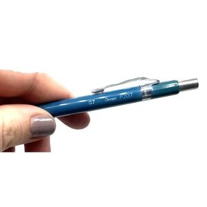 Pentel P207 Mechanical Pencil Bright Metallic Blue 07 Vintage Made in Japan